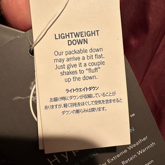 NWT Lands End 2X packable down jacket - Picture 5 of 13